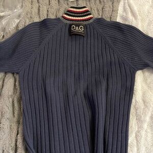 Dolce Gabbana zip up sweater